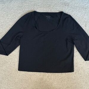 Athleta Transcend Long Sleeve Top Black Size L